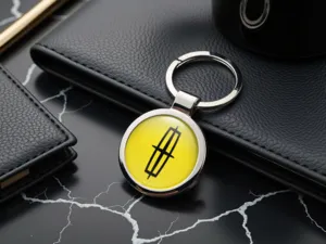Lincoln Portachiavi Personalizzati Lucidi Metallo Elegante LT